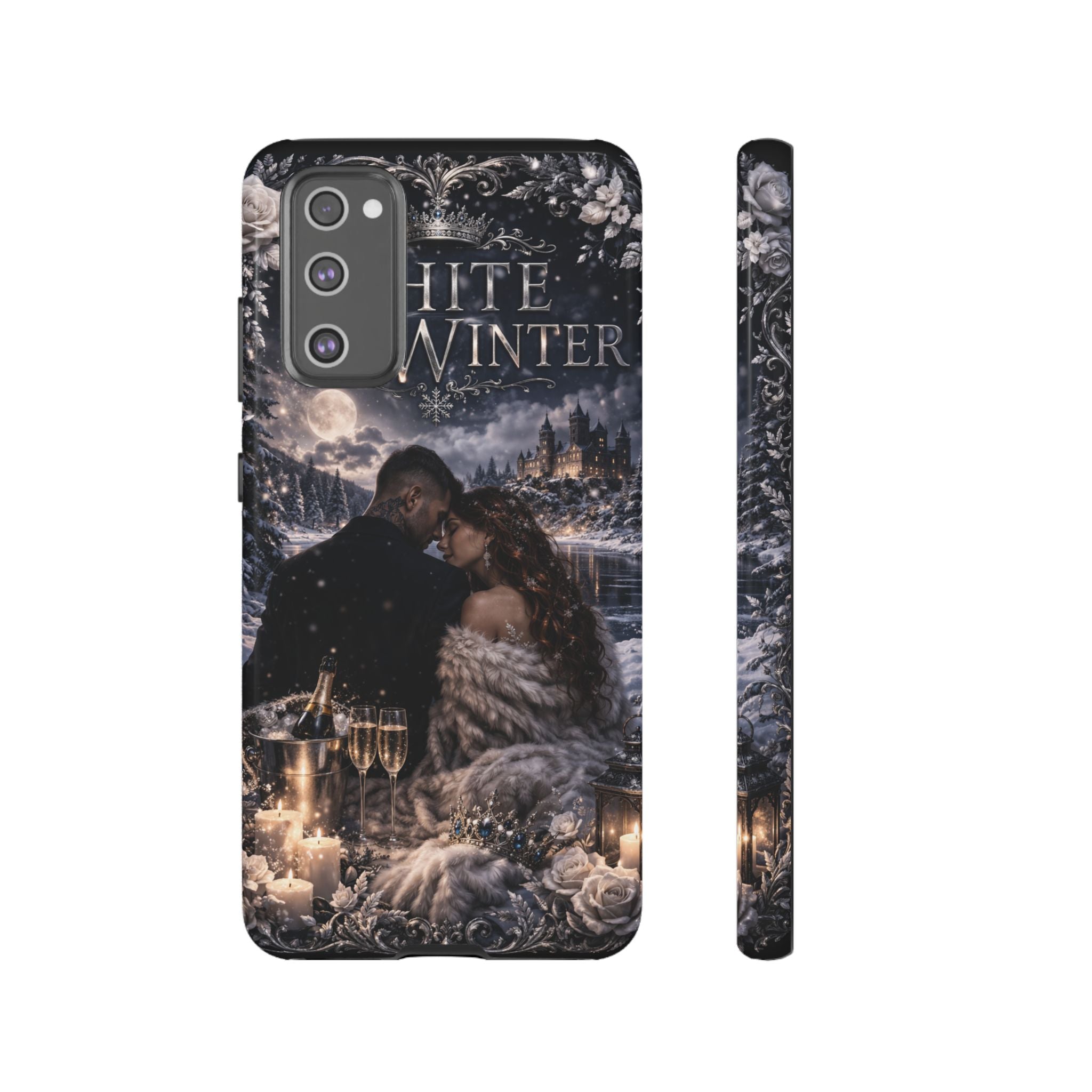 White Winter Handyhülle – Dunkelheit, die dich begleitet.
