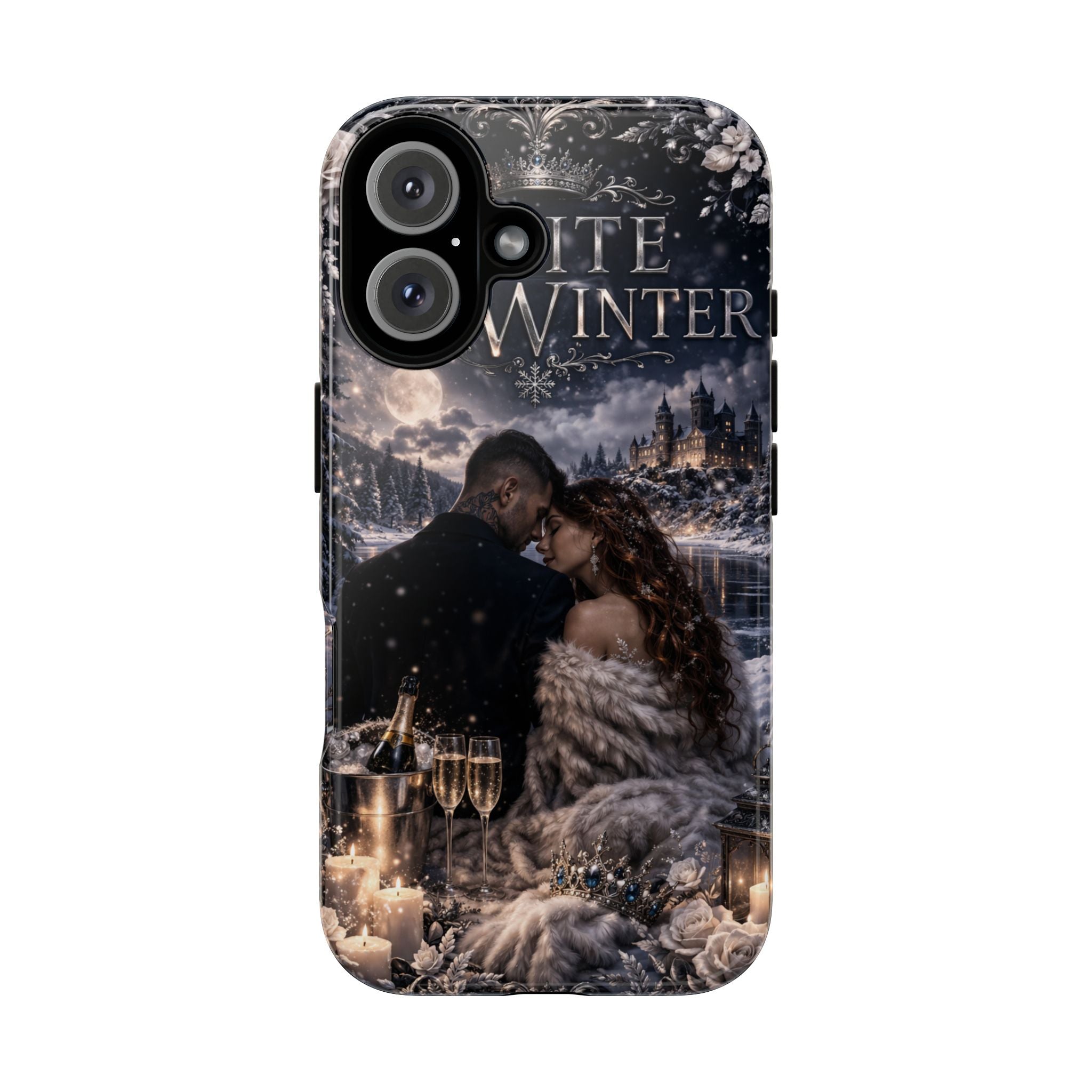 White Winter Handyhülle – Dunkelheit, die dich begleitet.