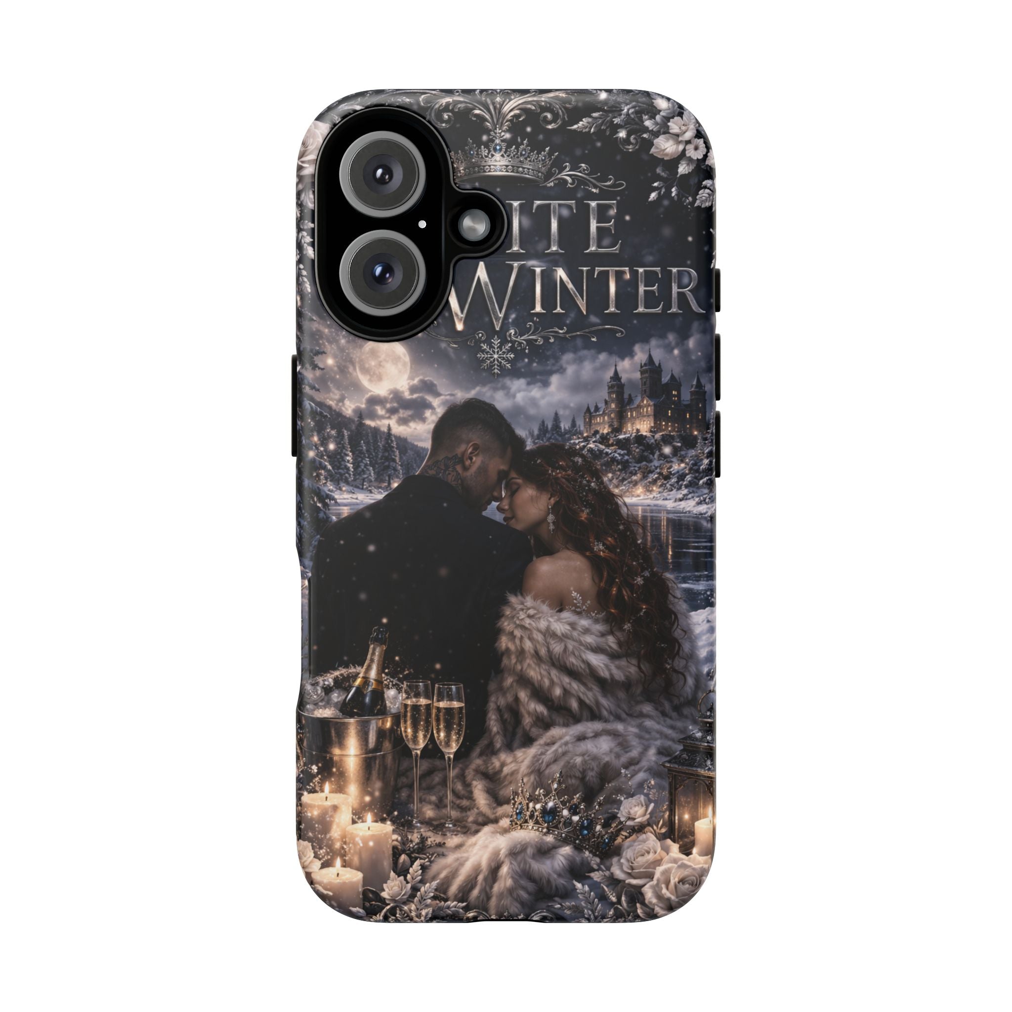 White Winter Handyhülle – Dunkelheit, die dich begleitet.