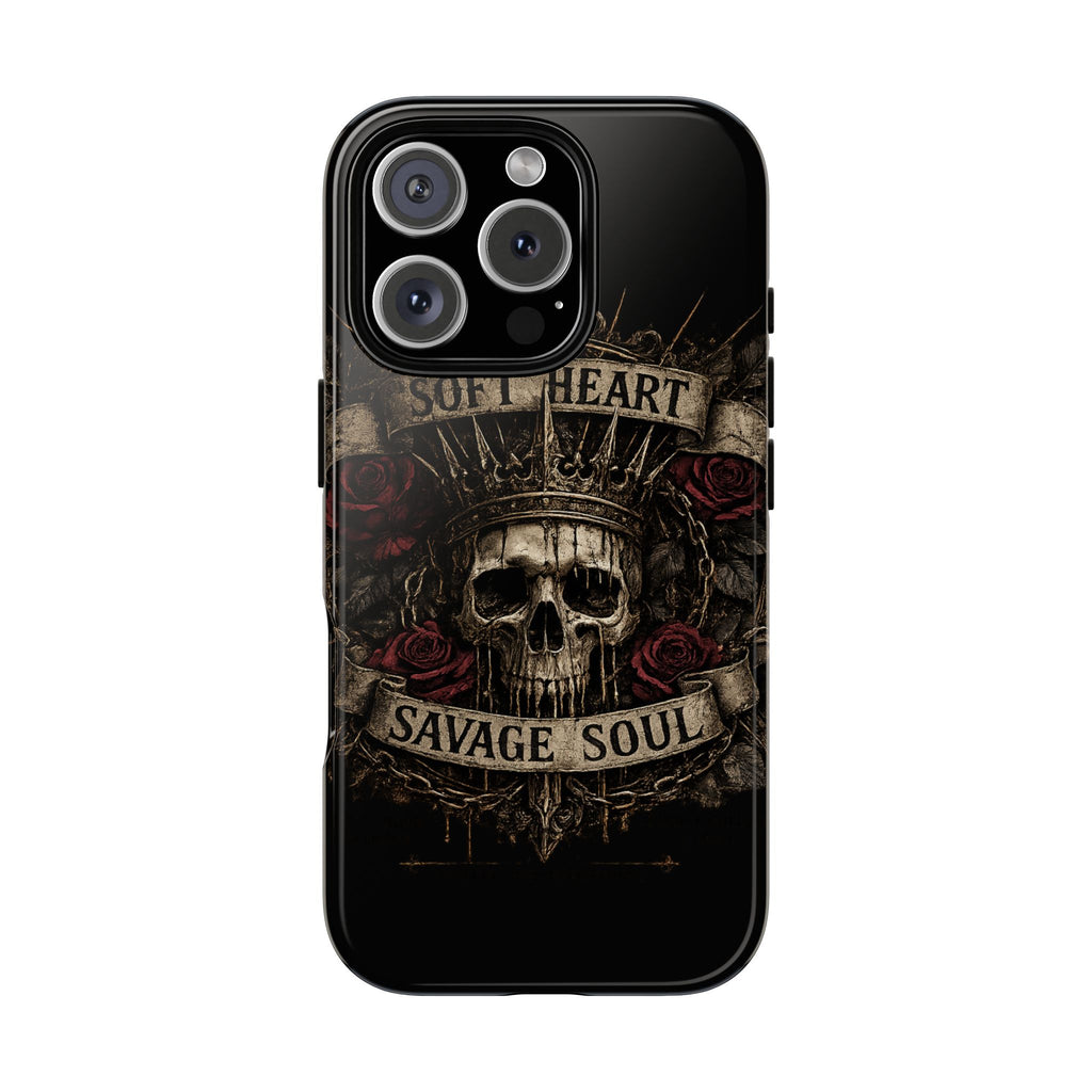 Savage Soul Phone Case – Weiches Herz, unbezähmbare Seele ✨🥀