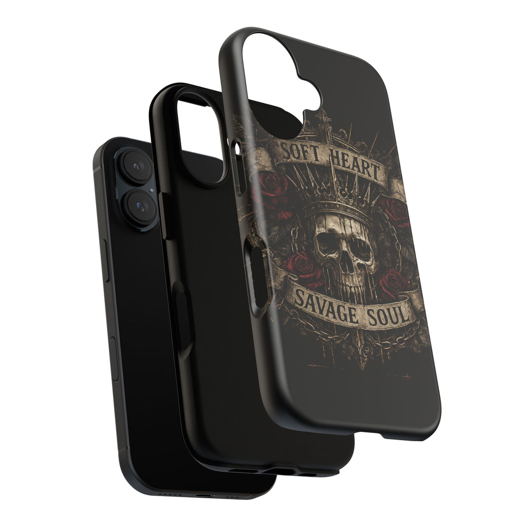 Savage Soul Phone Case – Weiches Herz, unbezähmbare Seele ✨🥀