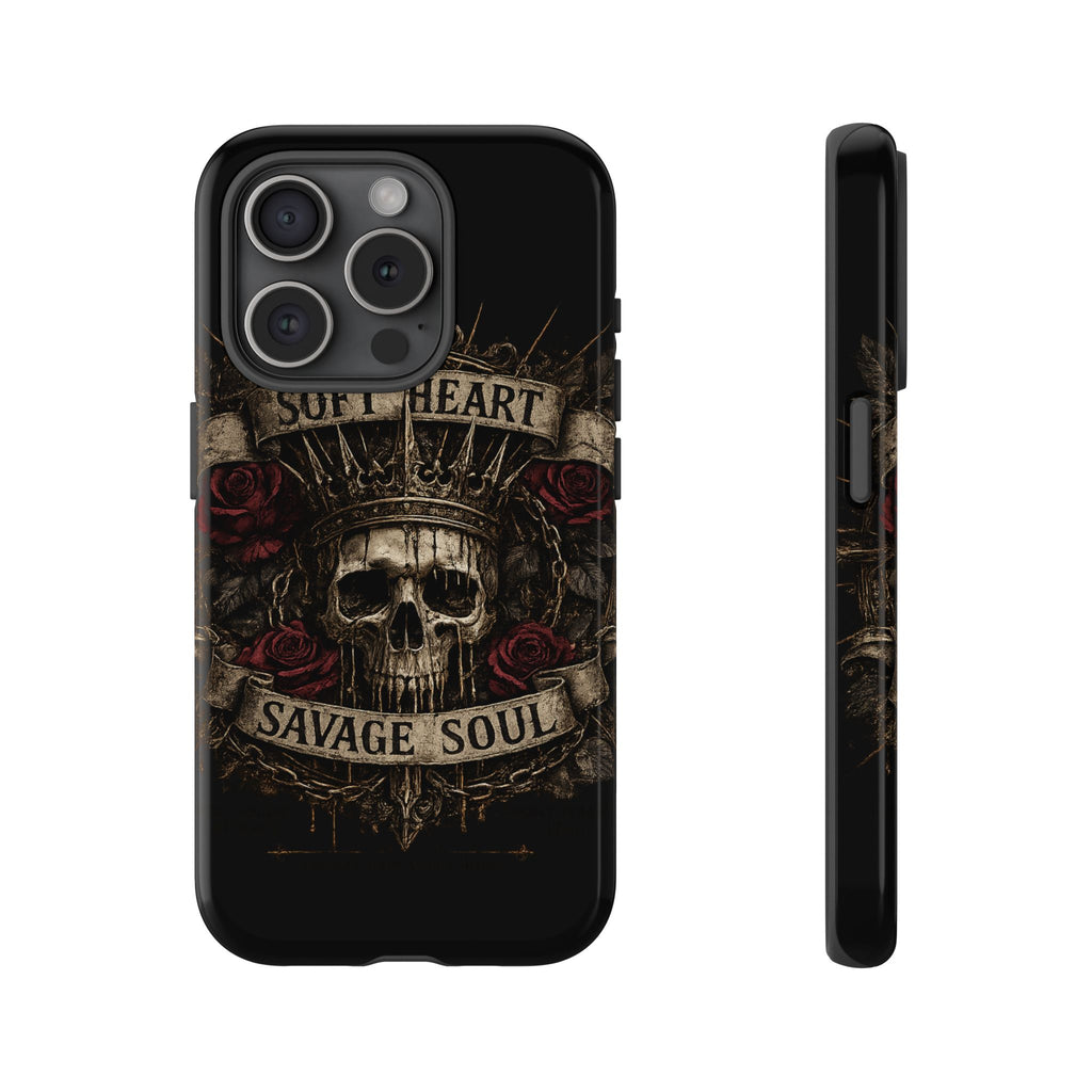 Savage Soul Phone Case – Weiches Herz, unbezähmbare Seele ✨🥀