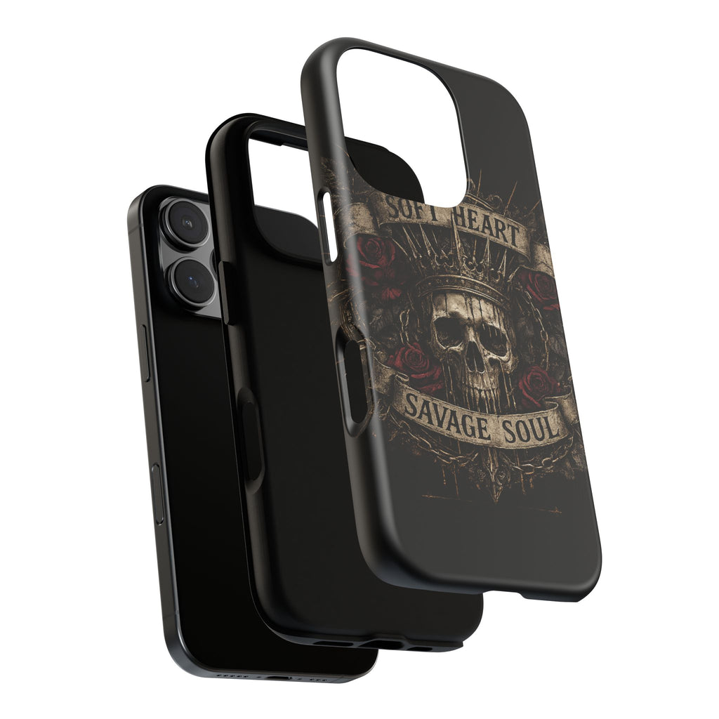 Savage Soul Phone Case – Weiches Herz, unbezähmbare Seele ✨🥀