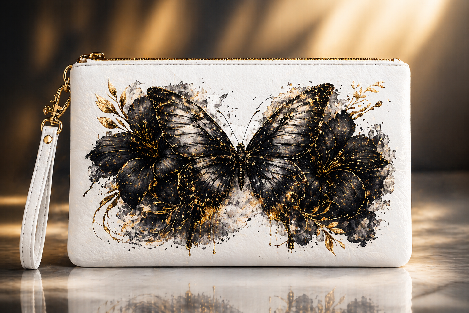 Golden Butterfly Clutch – Eleganz in Metamorphose
