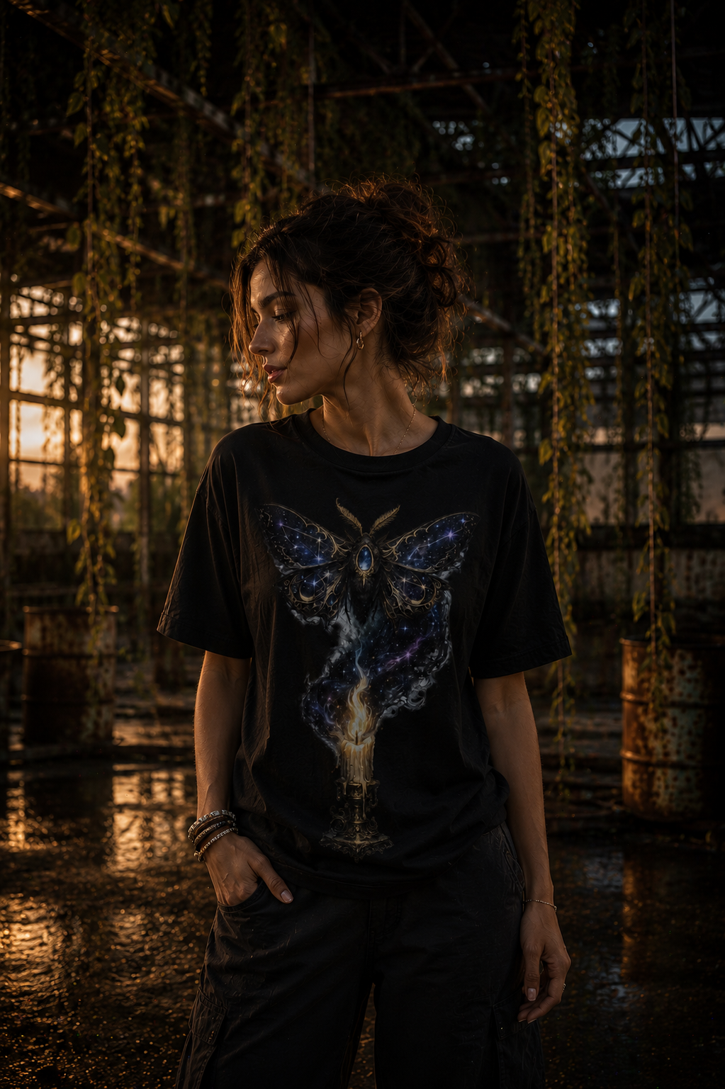 Nocturnal Soul: Das Signature-Shirt – Dunkle Eleganz als Statement