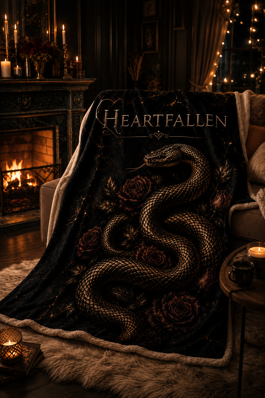 Die exklusive „Heartfallen“ Premium-Kuscheldecke