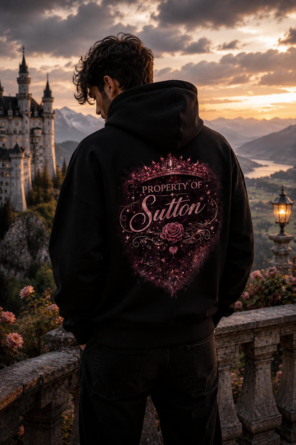 "Property of Sutton" - Der exklusive „Heartfallen“ Premium-Kapuzenhoodie