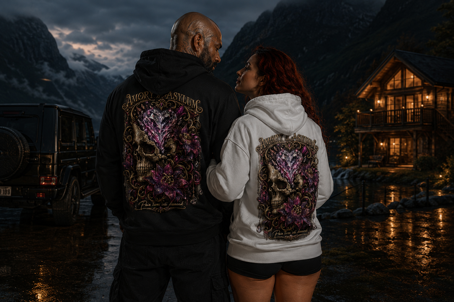 ASYLUM: Heart of Diamond Zip Hoodie