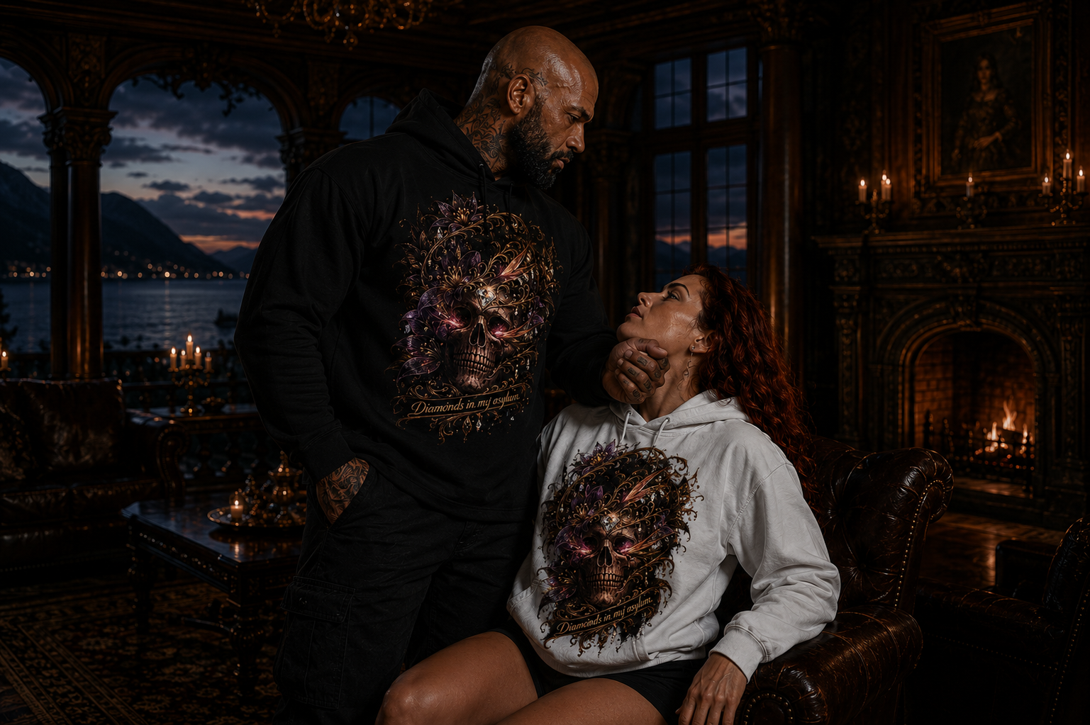 ASYLUM: Diamonds in my Asylum Sweatshirt