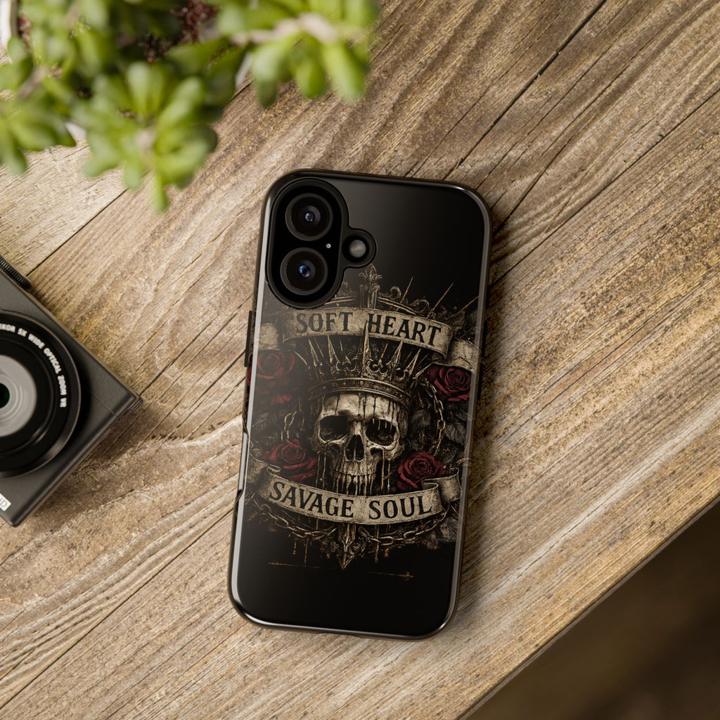 Savage Soul Phone Case – Weiches Herz, unbezähmbare Seele ✨🥀