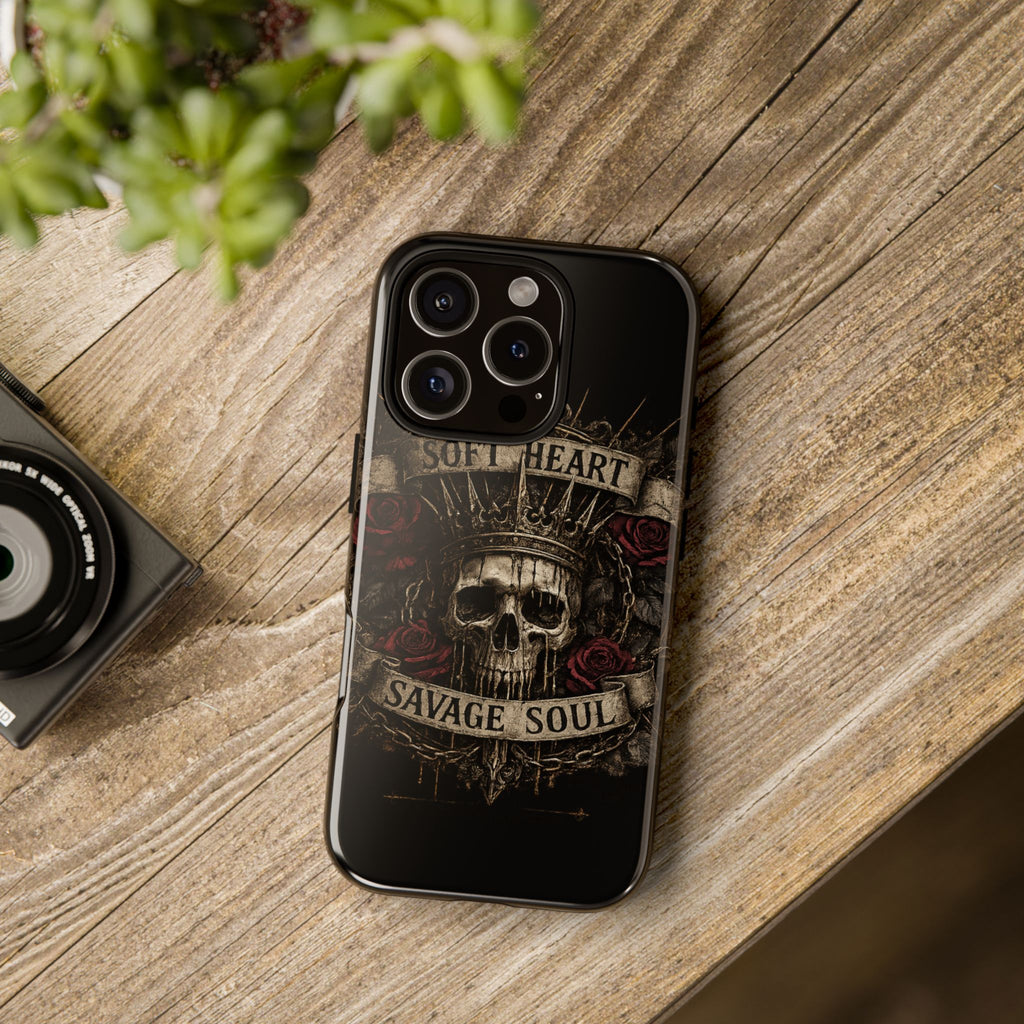 Savage Soul Phone Case – Weiches Herz, unbezähmbare Seele ✨🥀