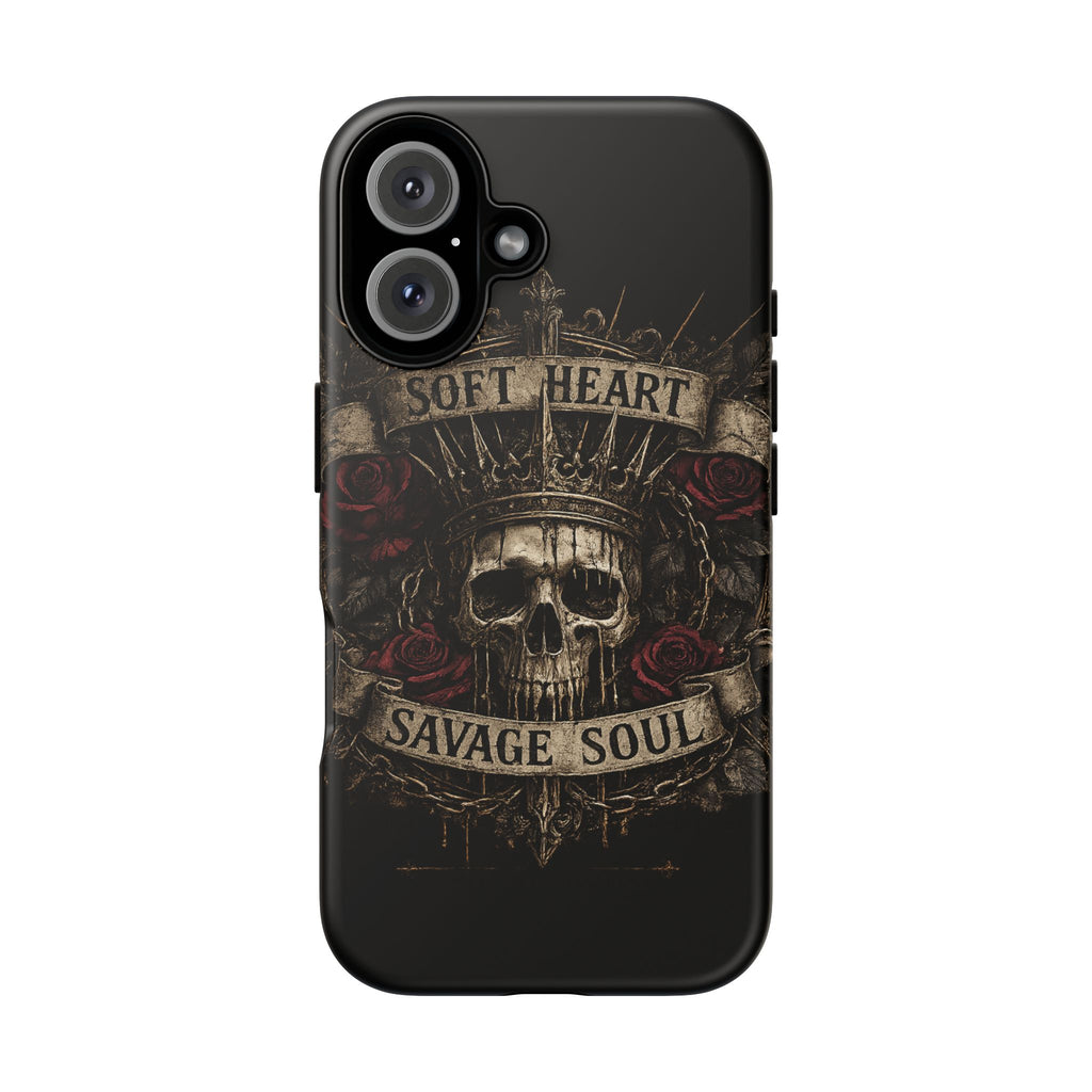 Savage Soul Phone Case – Weiches Herz, unbezähmbare Seele ✨🥀