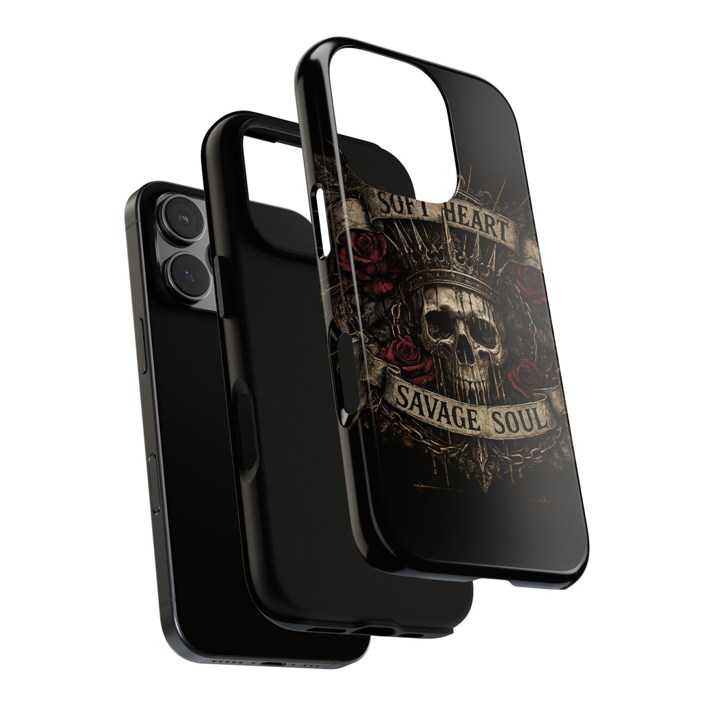 Savage Soul Phone Case – Weiches Herz, unbezähmbare Seele ✨🥀