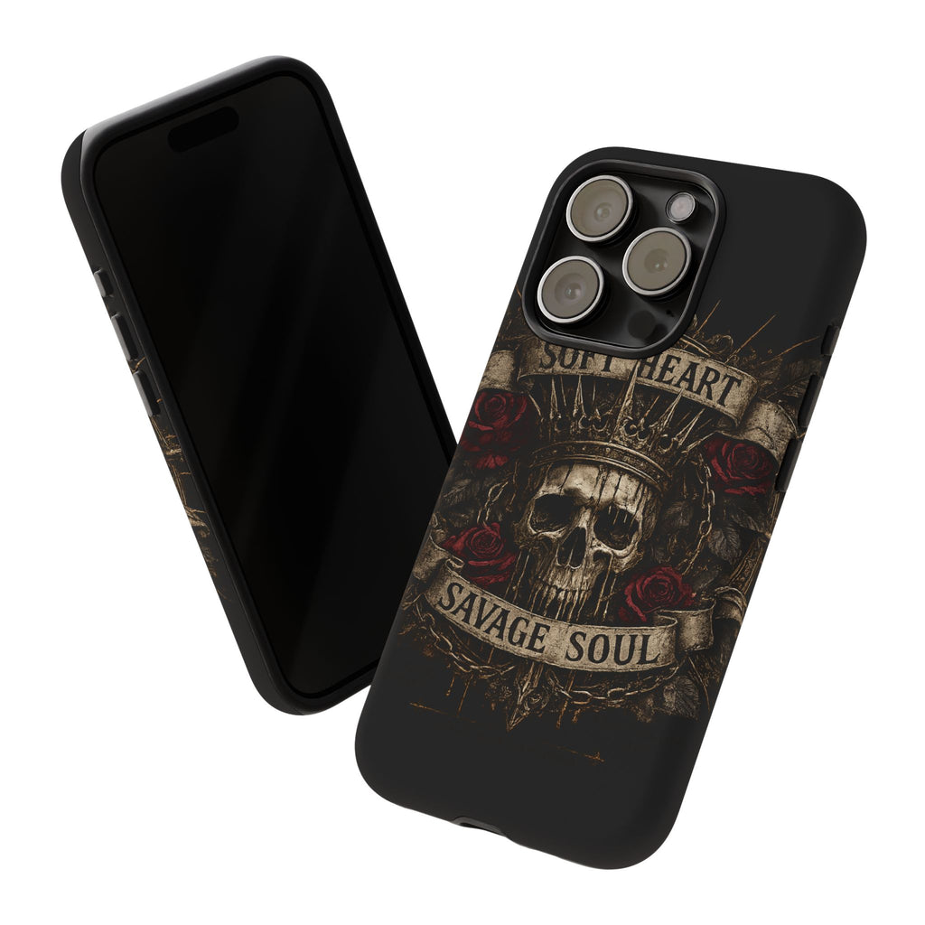 Savage Soul Phone Case – Weiches Herz, unbezähmbare Seele ✨🥀
