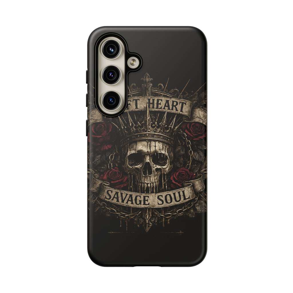 Savage Soul Phone Case – Weiches Herz, unbezähmbare Seele ✨🥀