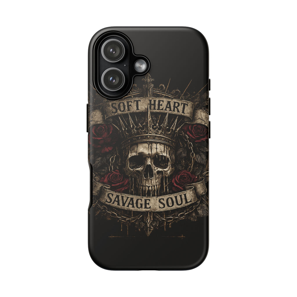 Savage Soul Phone Case – Weiches Herz, unbezähmbare Seele ✨🥀