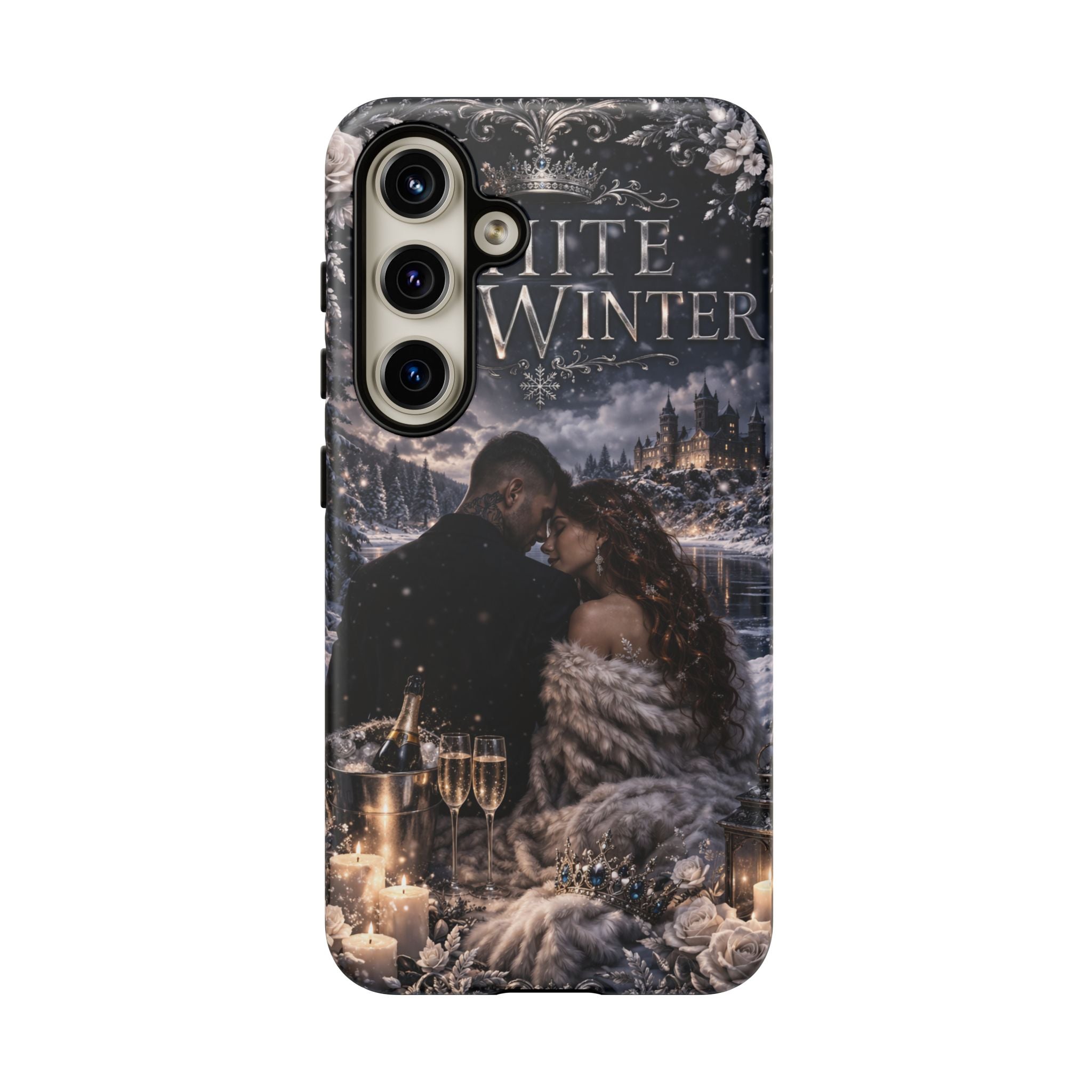 White Winter Handyhülle – Dunkelheit, die dich begleitet.