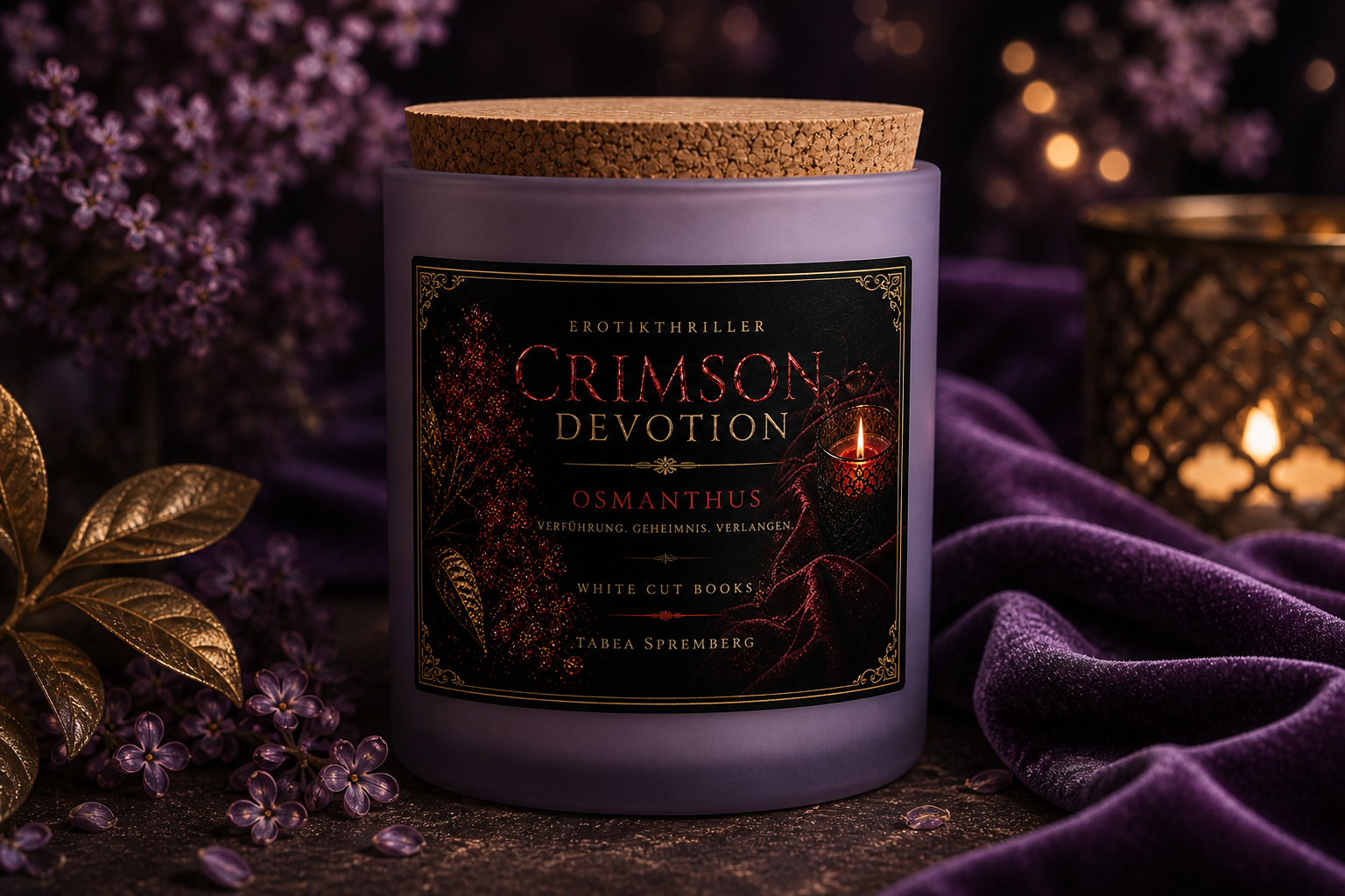 Crimson Devotion – Die Flamme der Leidenschaft... 🩸🕯️✨Duftkerze