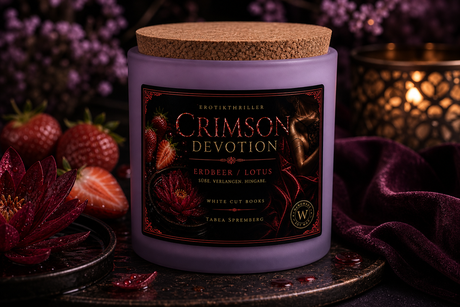 Crimson Devotion – Die Flamme der Leidenschaft... 🩸🕯️✨Duftkerze