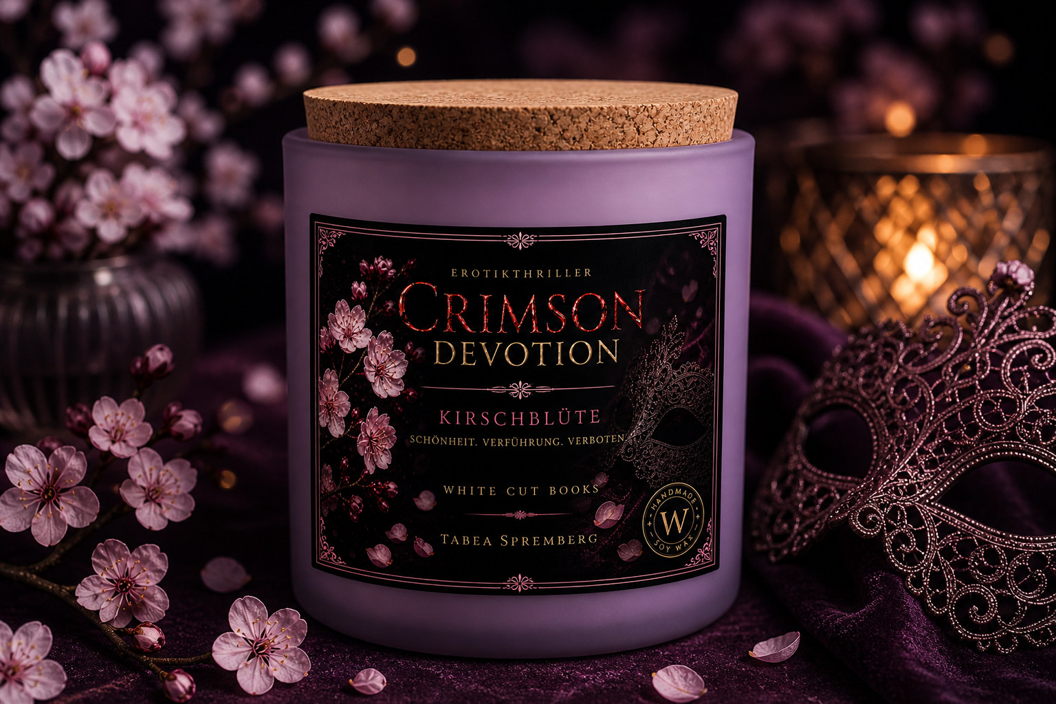 Crimson Devotion – Die Flamme der Leidenschaft... 🩸🕯️✨Duftkerze