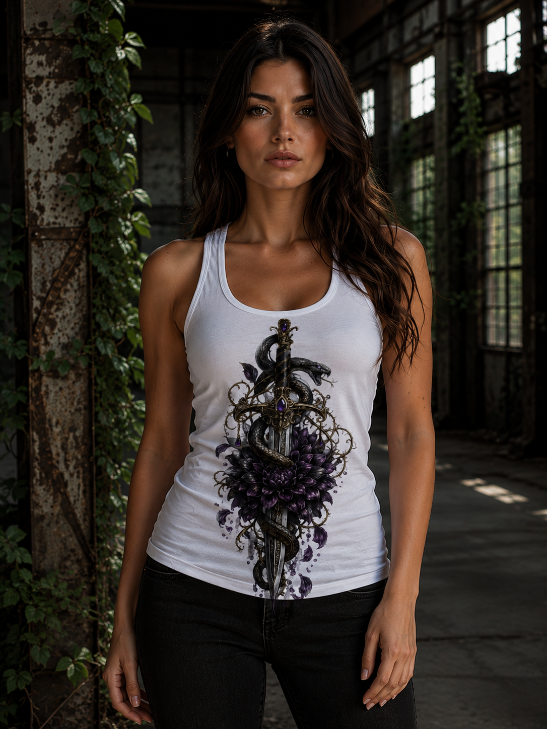 Das „Serpent Blade“ Tank Top – Scharf, stilvoll, unnachgiebig