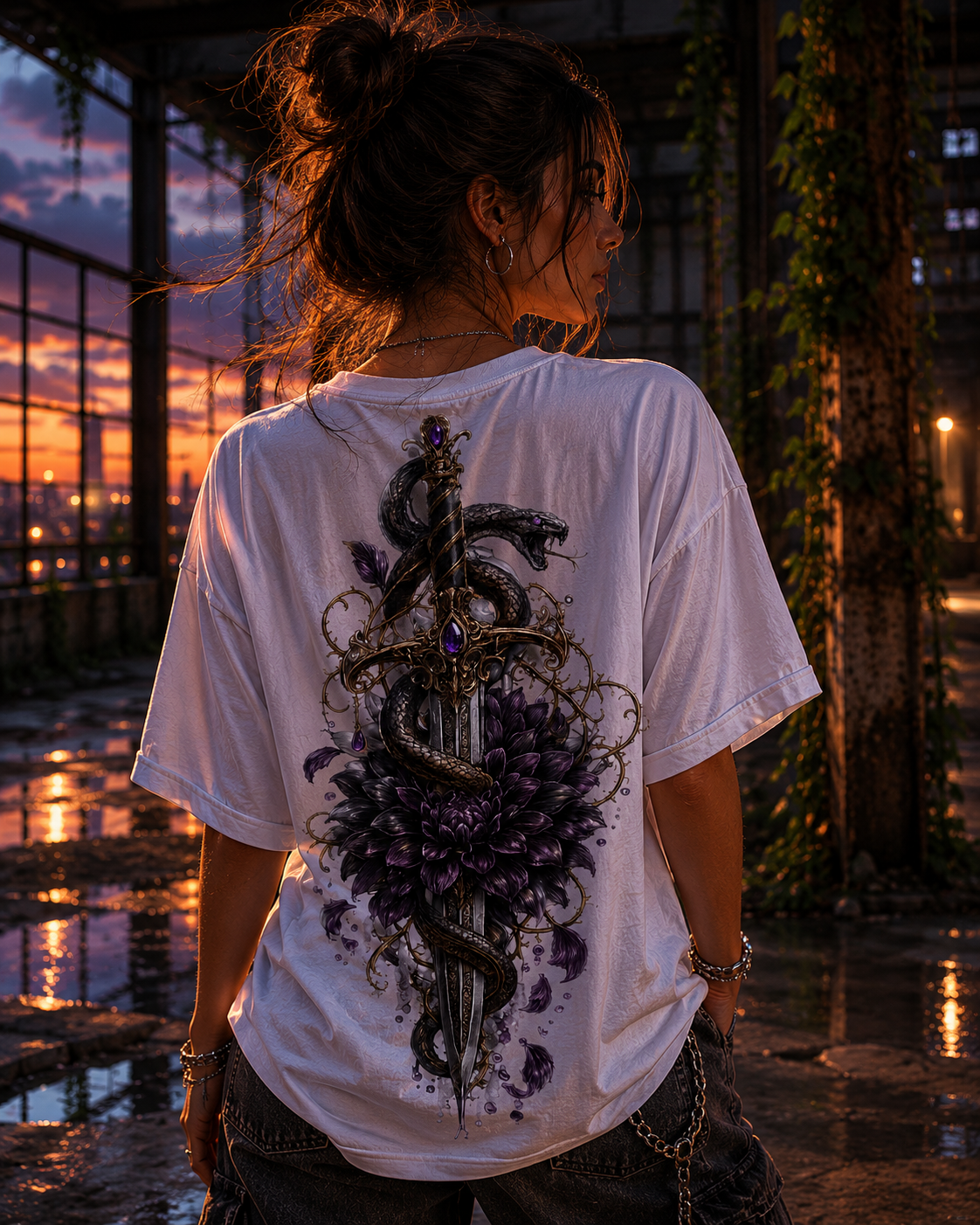 Das „Serpent Blade“ Shirt – Dein Statement in Vollendung