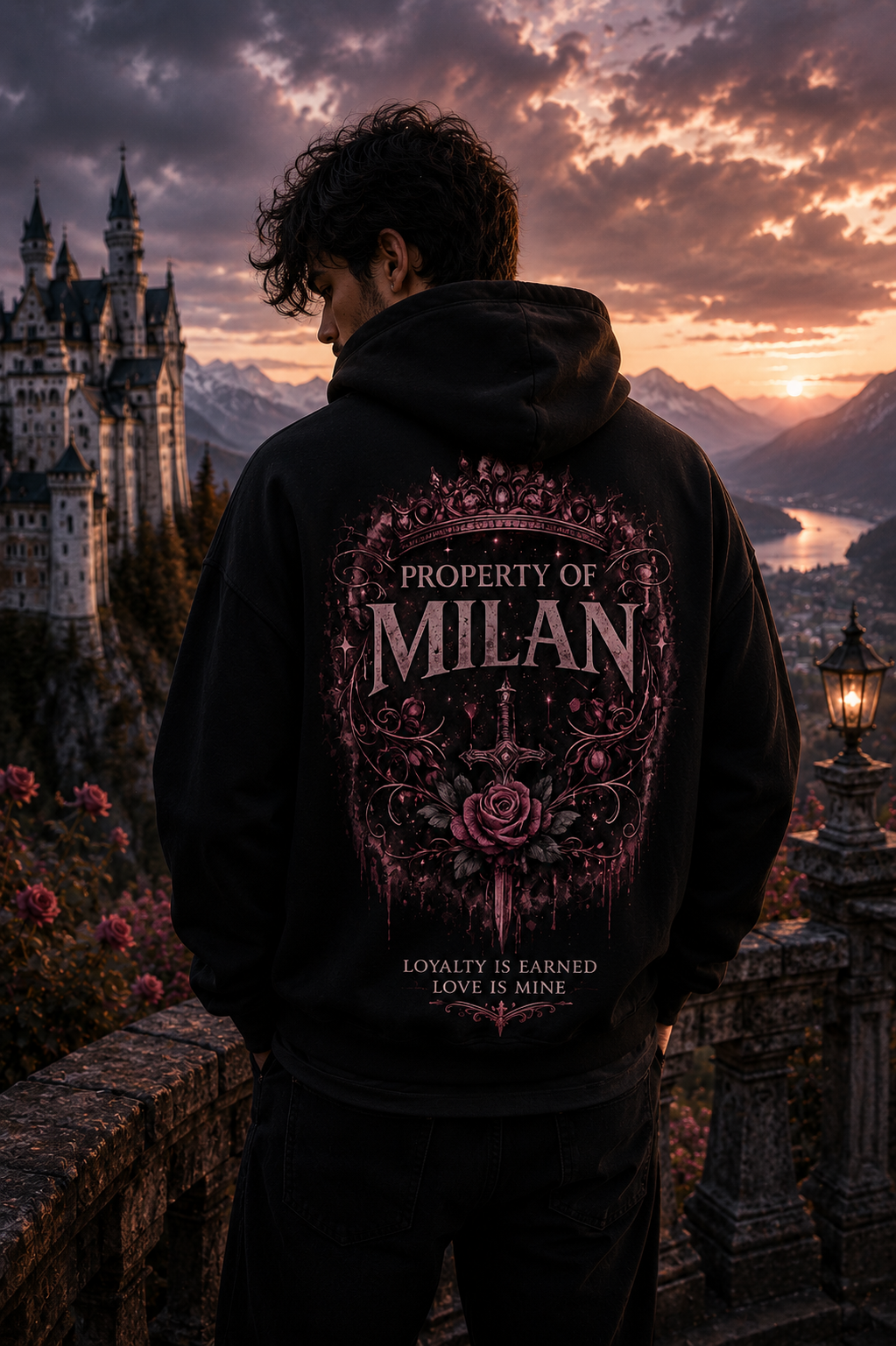 Der exklusive „Property of Milan“ Premium-Hoodie